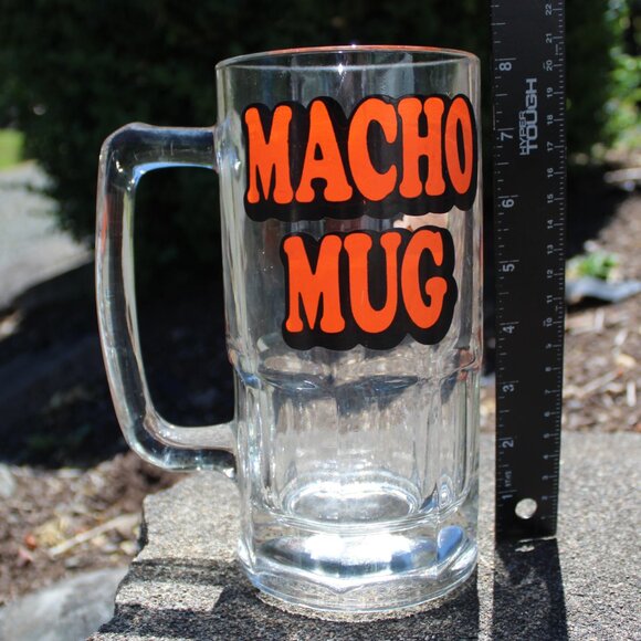 Unique Vintage '79 Tom Wilson Ziggy Macho Mug - Oversized 8'' Tall Mug - Picture 6 of 10